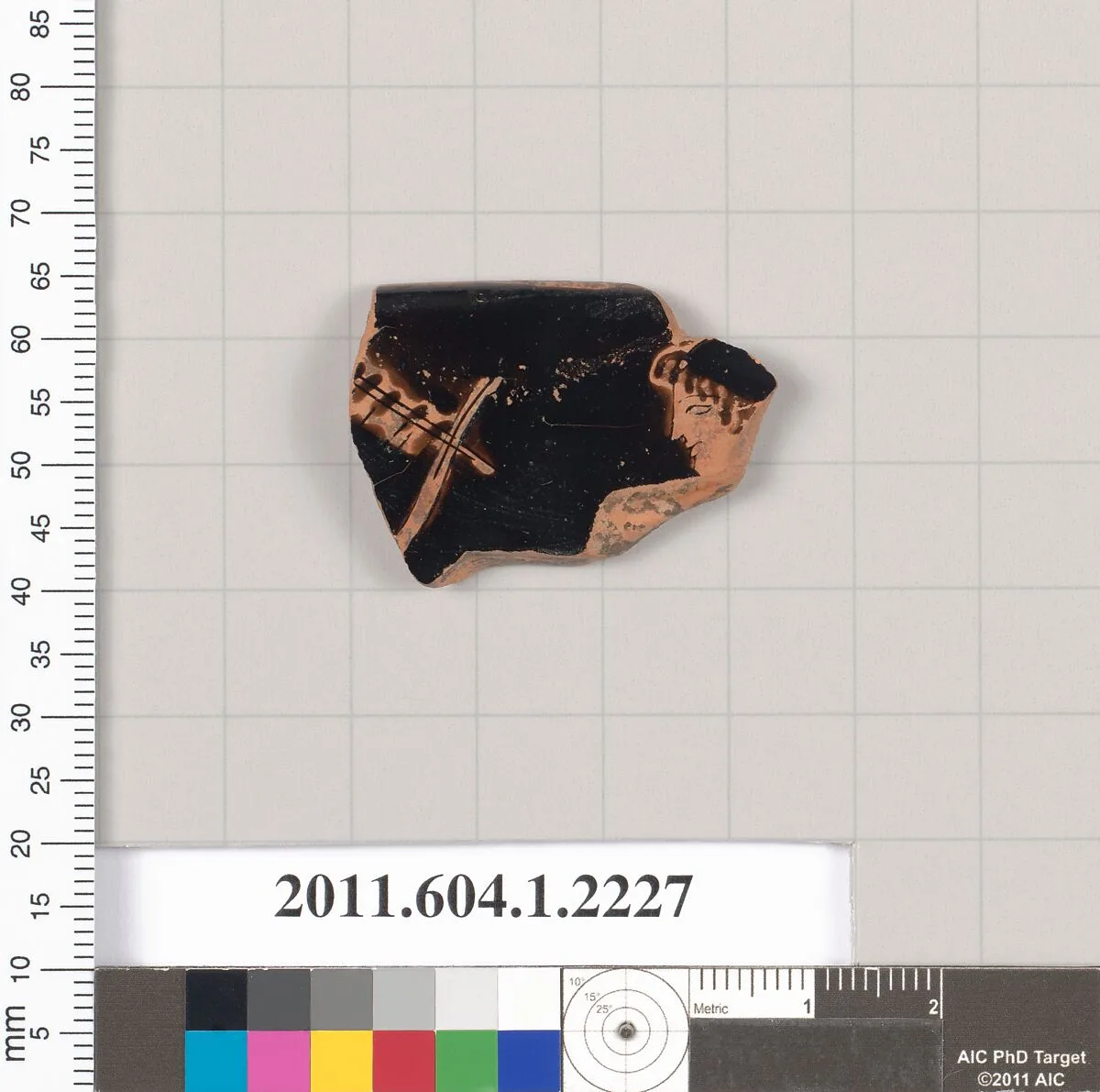 Terracotta rim fragment of a kylix (drinking cup) — Unknown