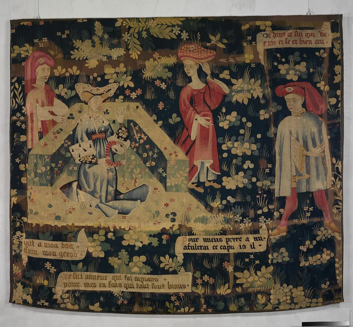 Honor Making a Chaplet of Roses — Unknown