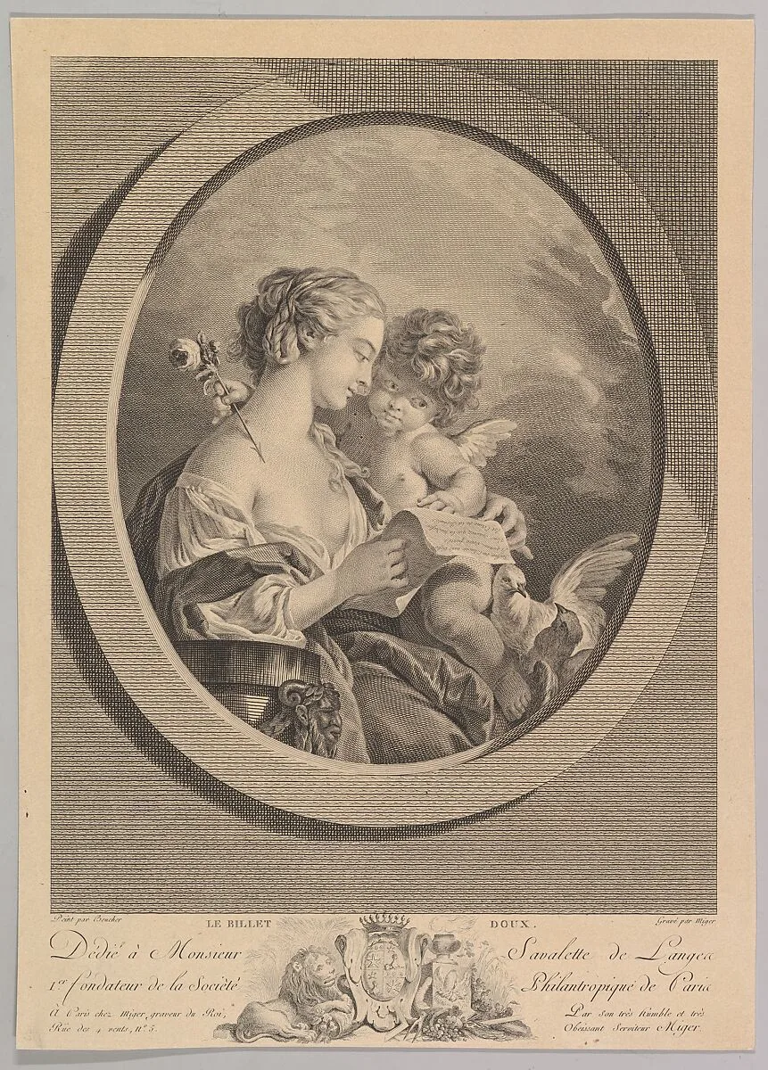 A Love Letter — Simon Charles Miger|François Boucher