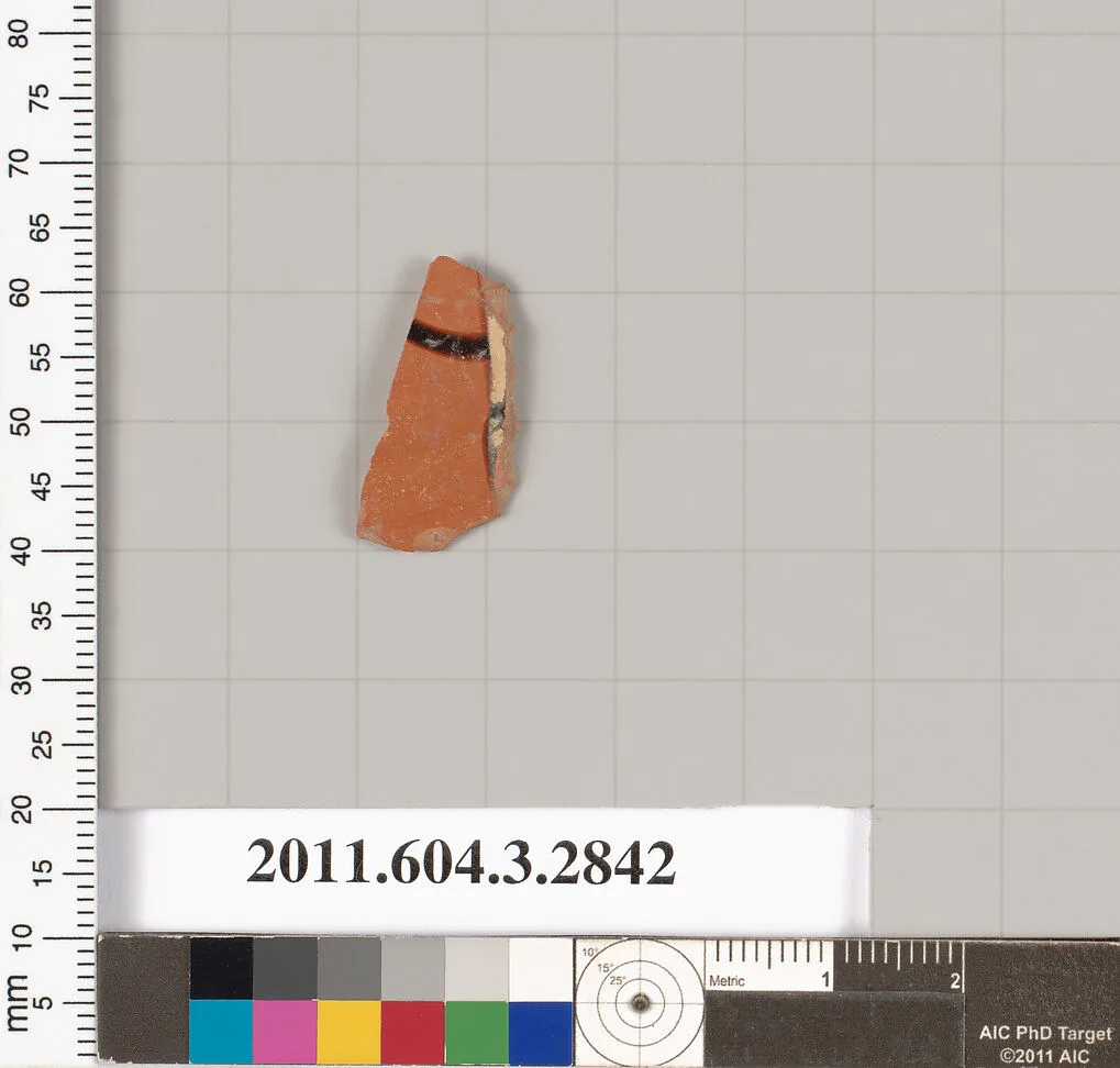 Terracotta fragment of a closed shape — Unknown