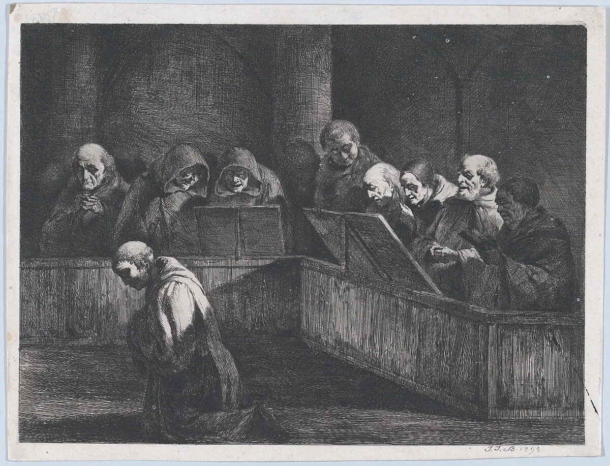 Monks Chanting — Jean Jacques de Boissieu