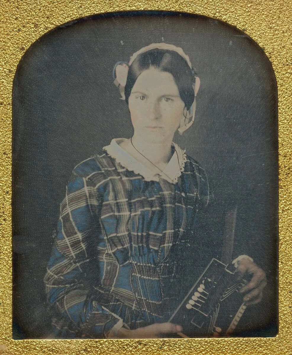 Woman with an Accordion daguerreotype — Ron Fasand