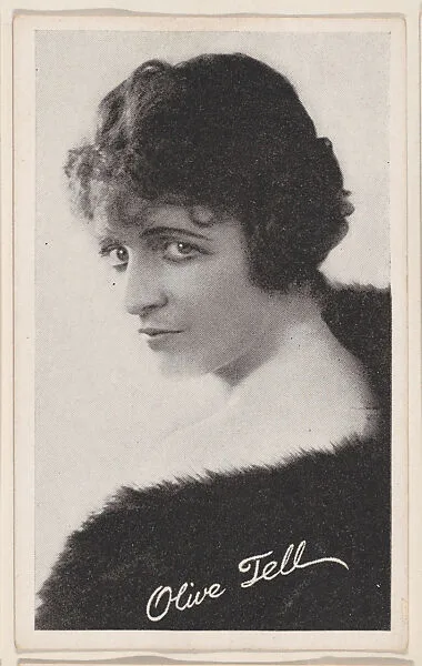 Olive Tell from Kromo Gravure "Leading Moving Picture Stars" (W623) — Kromo Gravure Photo Company, Detroit, Michigan
