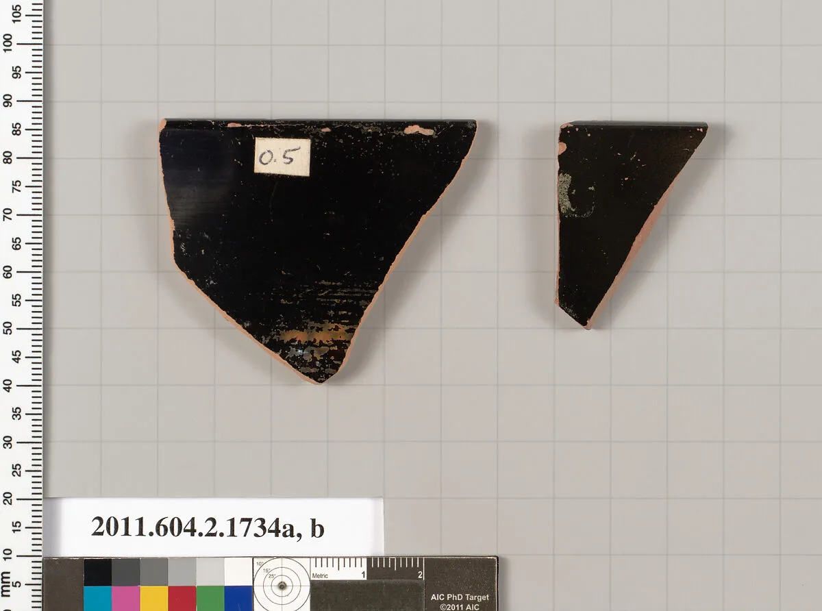 Terracotta rim fragments of skyphoi (deep drinking cups) — Unknown