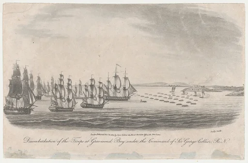 Disembarkation of the Troops at Gravesend Bay under the Command of General Collier, R.N. (August 22, 1776)
