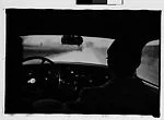 [Walker Evans Driving with Unidentified Person, From Back Seat, Augusta, Georgia]