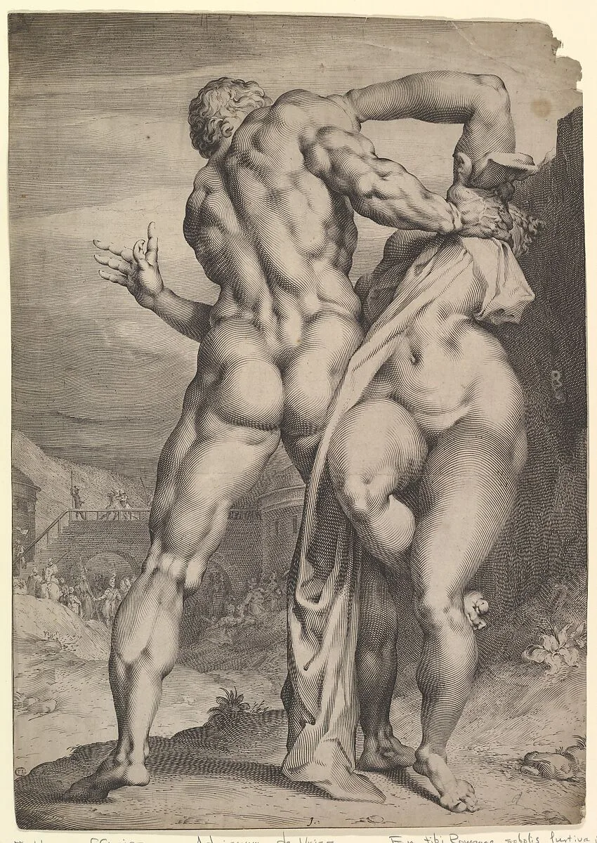 The Abduction of a Sabine Women (view from behind) — Adriaen de Vries|Jan Muller