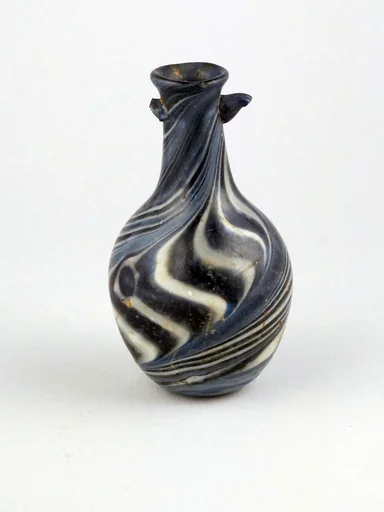 Glass mosaic perfume bottle