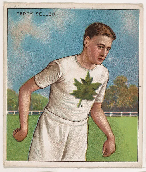 Percy Sellen, Track and Field, from Mecca & Hassan Champion Athlete and Prize Fighter collection, 1910 — Mecca Cigarettes