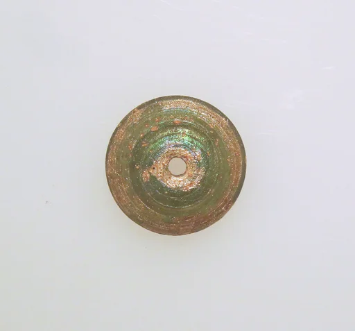 Glass spindle whorl