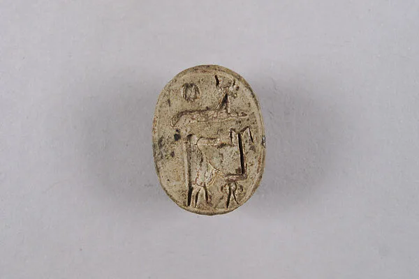 Scarab with Representations of Taweret and Hathor — Unknown