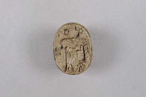 Scarab with Representations of Taweret and Hathor