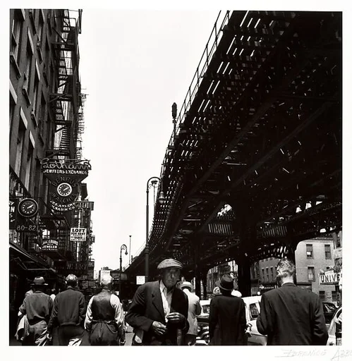[The El at the Bowery]