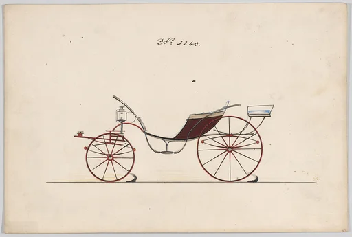 Design for Pony Phaeton, no. 3240