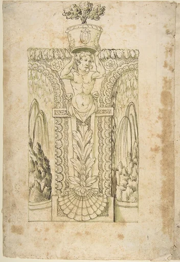 Design for a Wall Fountain