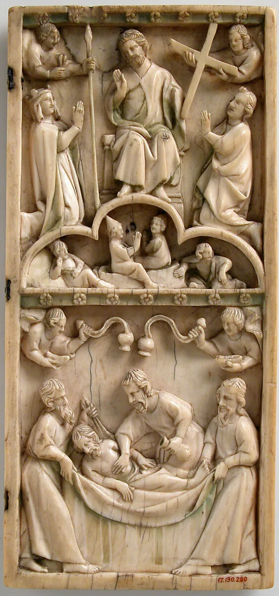 Leaf from an Ivory Diptych — Unknown
