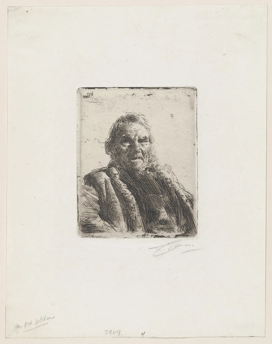 Old Soldier — Anders Zorn