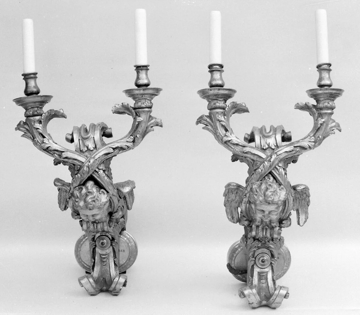 Pair of wall sconces — Unknown