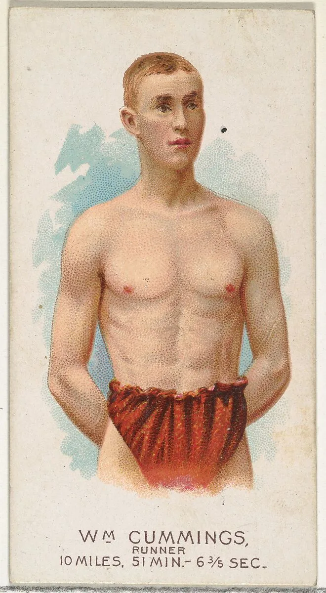 William Cummings, Runner, from World's Champions, Series 2 (N29) for Allen & Ginter Cigarettes — Lindner, Eddy & Claus|Allen & Ginter