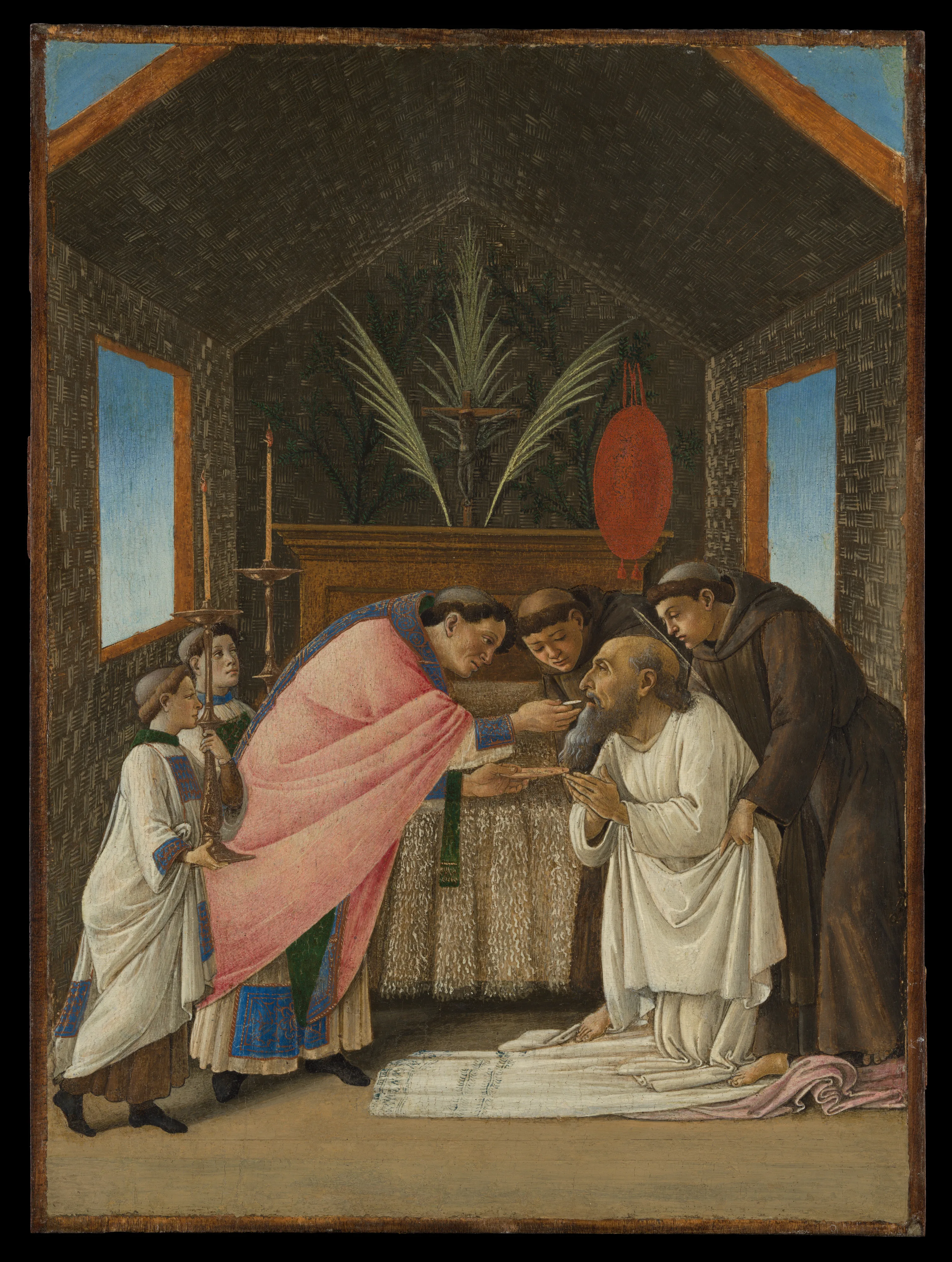 The Last Communion of Saint Jerome — Botticelli (Alessandro di Mariano Filipepi)