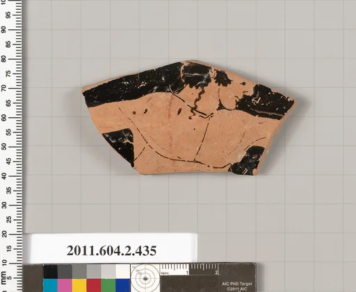 Terracotta fragment of a column-krater (bowl for mixing wine and water)