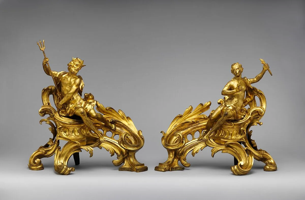 Pair of firedogs (chenets) — Unknown