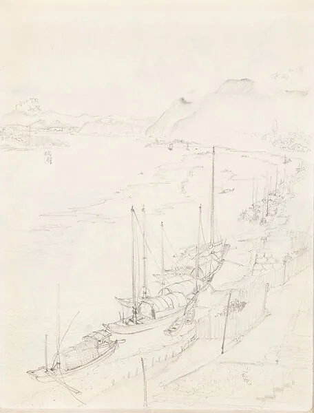 現代 謝稚柳 山水畫稿 冊頁|Landscape — Xie Zhiliu