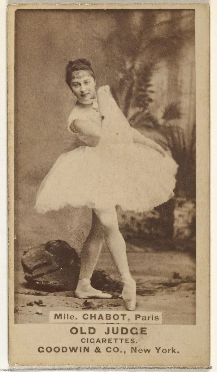 Mlle. Chabot, Paris, from the Actors and Actresses series (N171) for Old Judge Cigarettes — Goodwin & Company