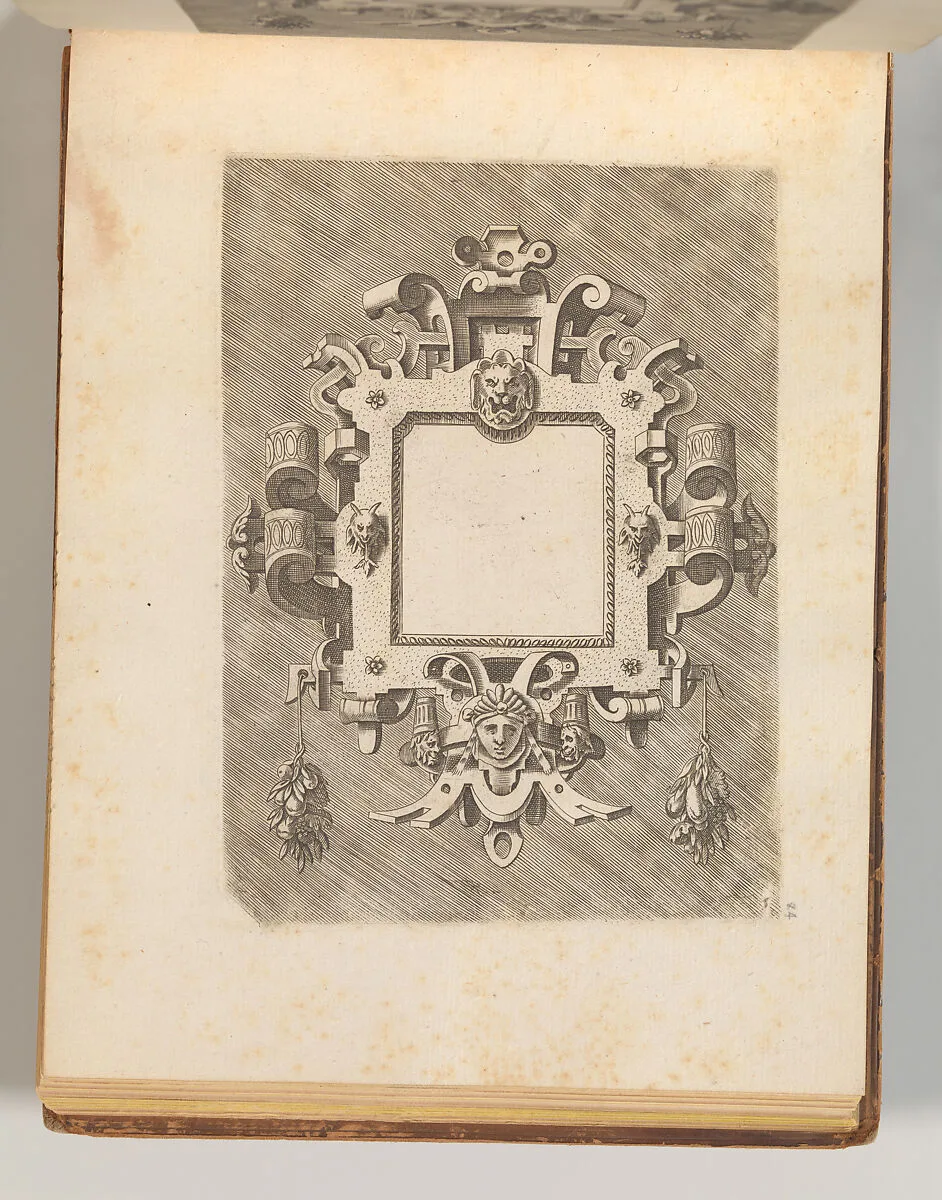 Targhe ed altri ornati di varie e capricciose invenzioni (Cartouches and other ornaments of various and capricious invention, page 31) — Carlo Losi|Hans Vredeman de Vries