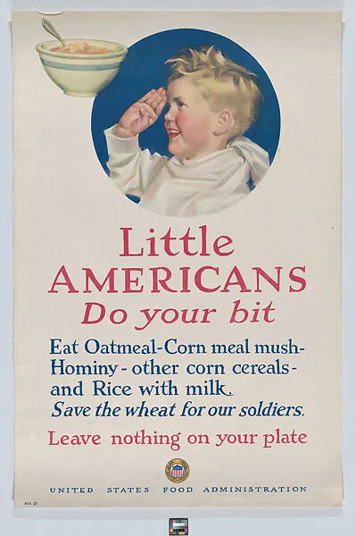 Little Americans do your bit — Cushman Parker|United States Food Administration