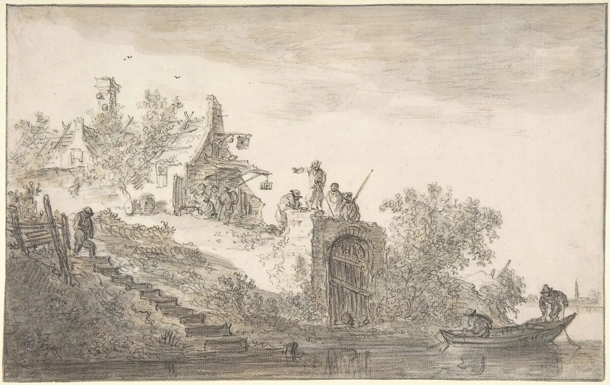 Landscape with Figures — Jan van Goyen