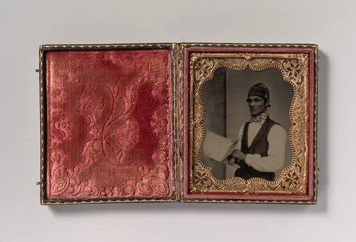 [Plasterer with Hawk and Trowel]