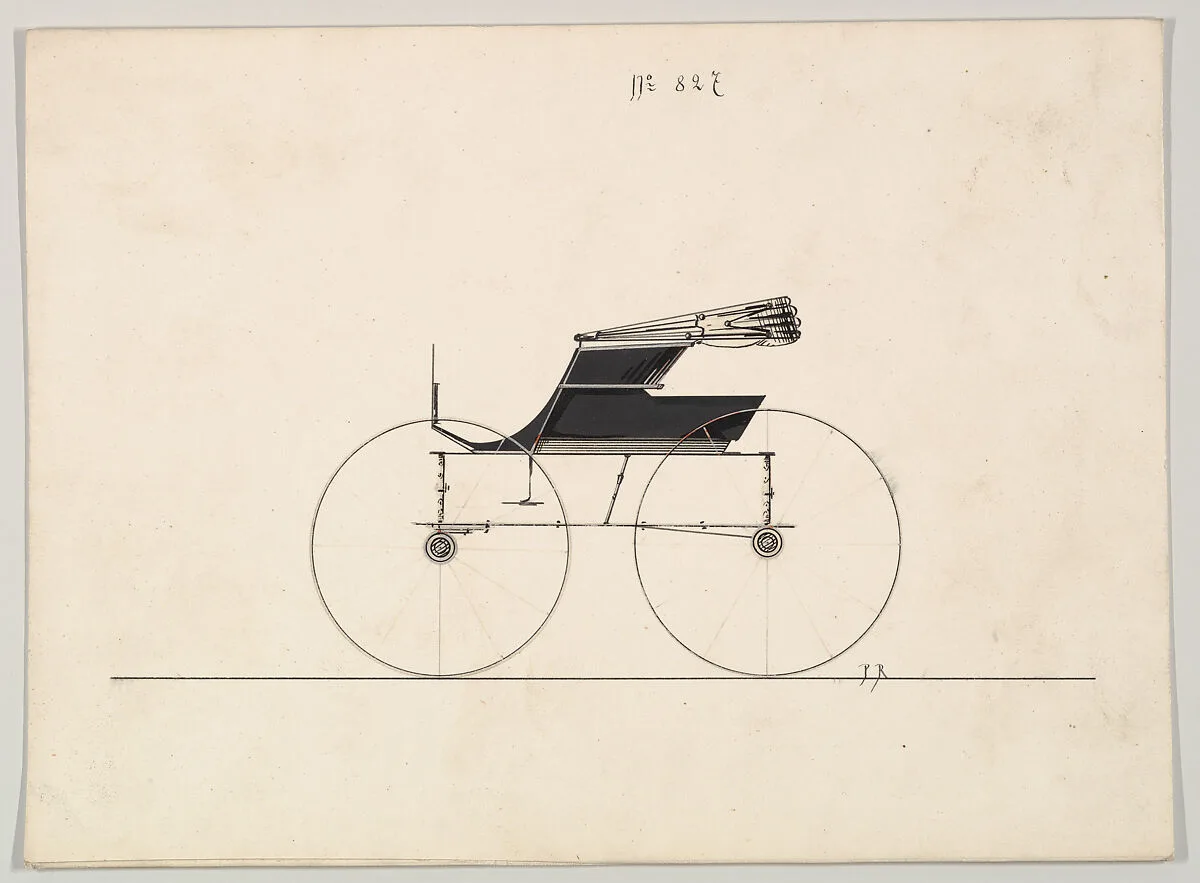 Design for Wagon, no. 827 — Brewster & Co.