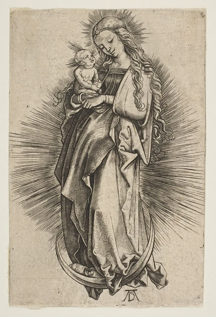 The Virgin on the Crescent (copy) — Albrecht Dürer