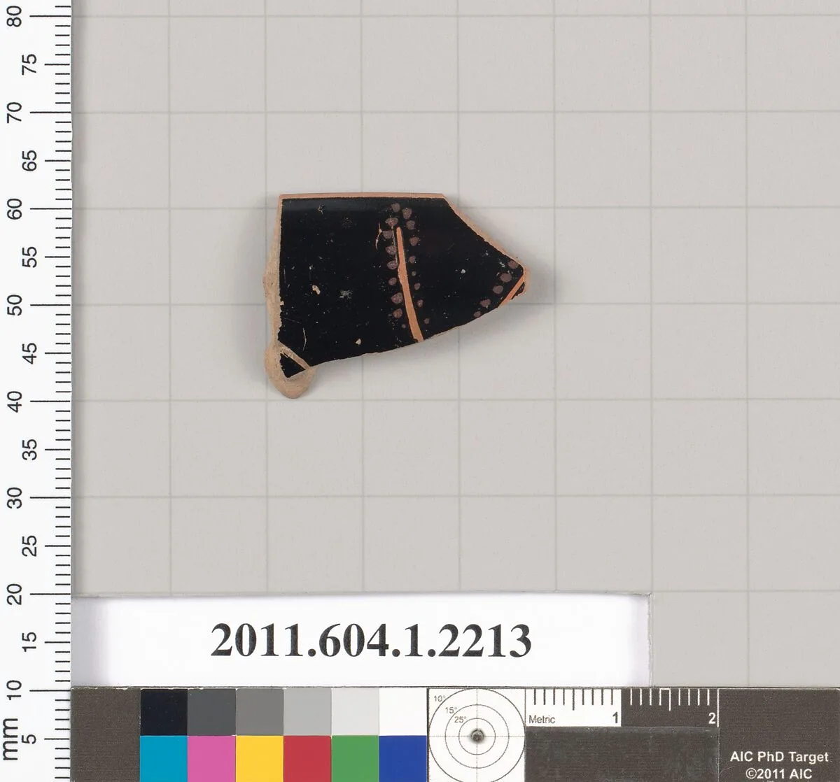 Terracotta rim fragment of a kylix (drinking cup) — Unknown