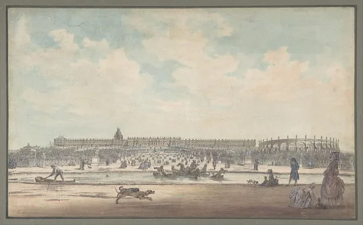 The Château de Versailles Seen from the Gardens