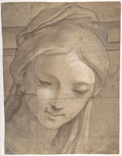Head of a Young Woman in Three-Quarter View Facing Left