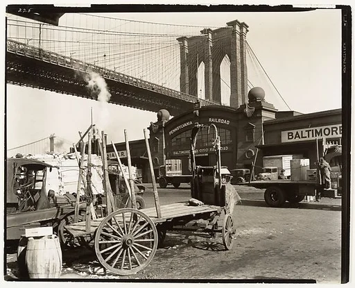 Brooklyn Bridge, With Pier 21, Pennsylvania R.R.