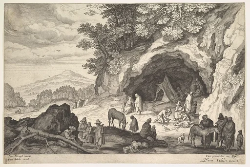 Mountainous Landscape with a Group of Gypsies