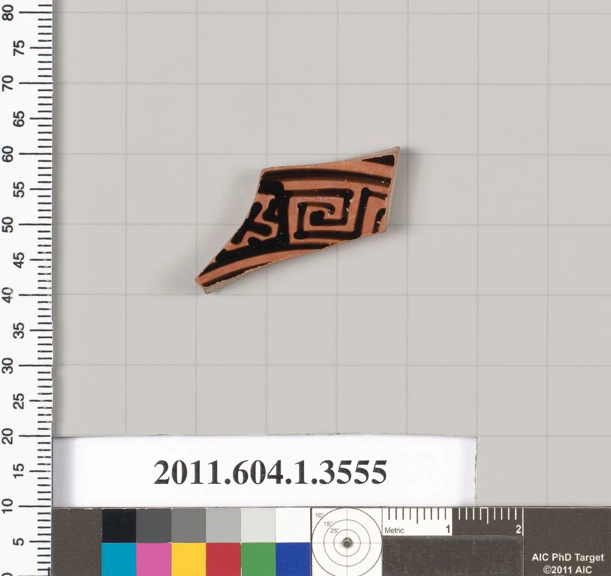 Terracotta fragment of a kylix (drinking cup) — Unknown