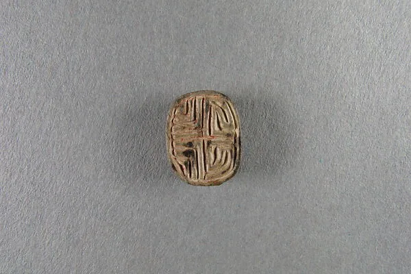 Scarab with Geometric Decoration — Unknown