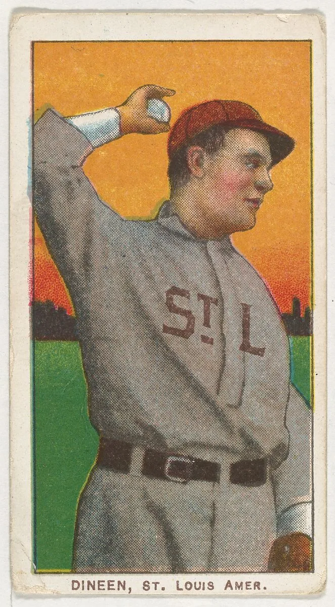 Dineen, St. Louis, American League, from the White Border series (T206) for the American Tobacco Company — American Tobacco Company