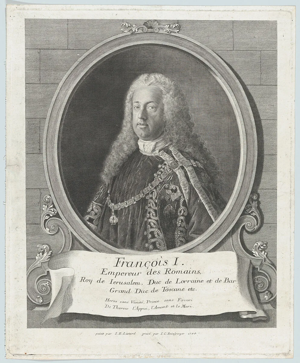 Portrait of François I — Johann Christoph Reinsperger|Jean Etienne Liotard