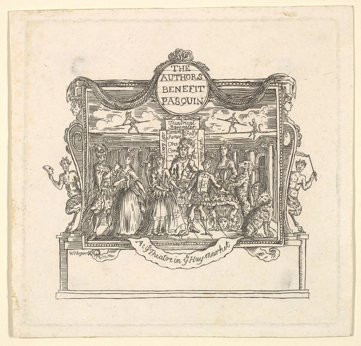 The Author's Benefit: Pasquin — William Hogarth|Henry Fielding