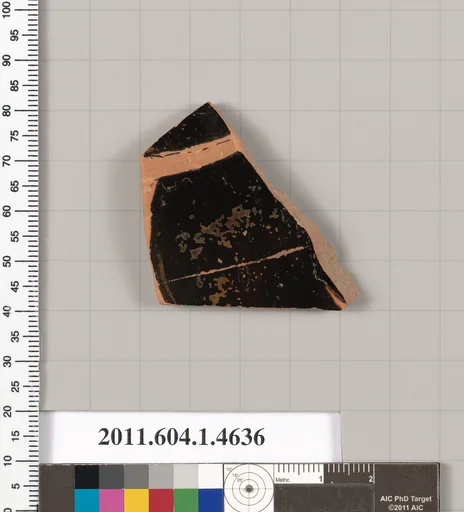 Terracotta fragment of a kylix (drinking cup)