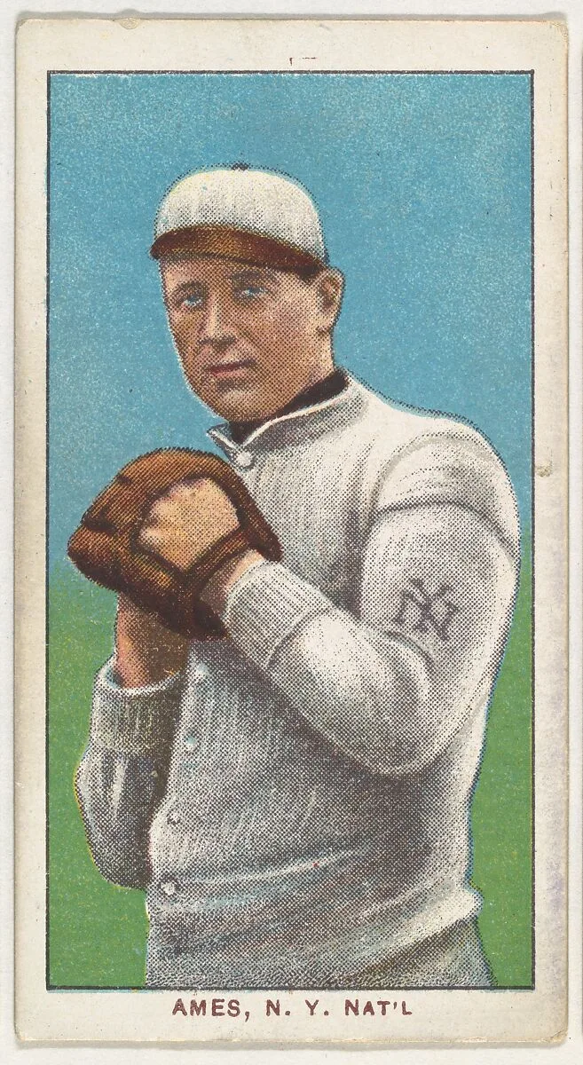 Ames, New York, National League, from the White Border series (T206) for the American Tobacco Company — American Tobacco Company