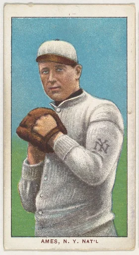 Ames, New York, National League, from the White Border series (T206) for the American Tobacco Company