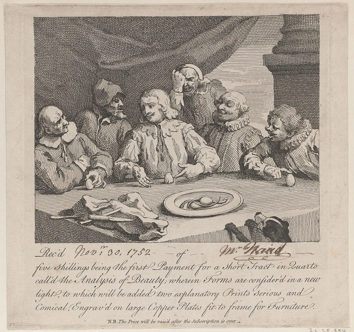 Columbus Breaking the Egg — William Hogarth
