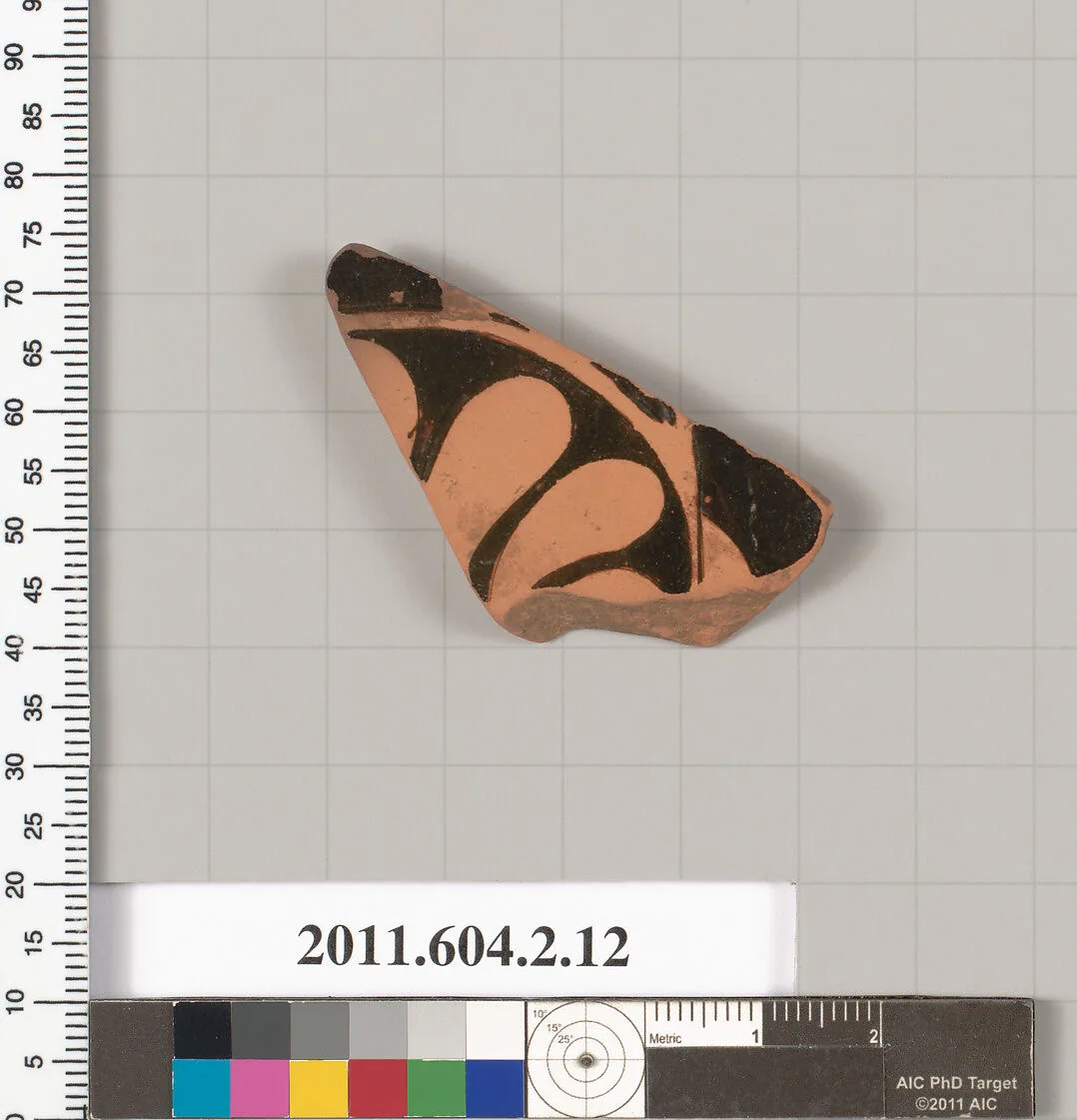 Terracotta fragment of a neck-amphora (jar) — Unknown