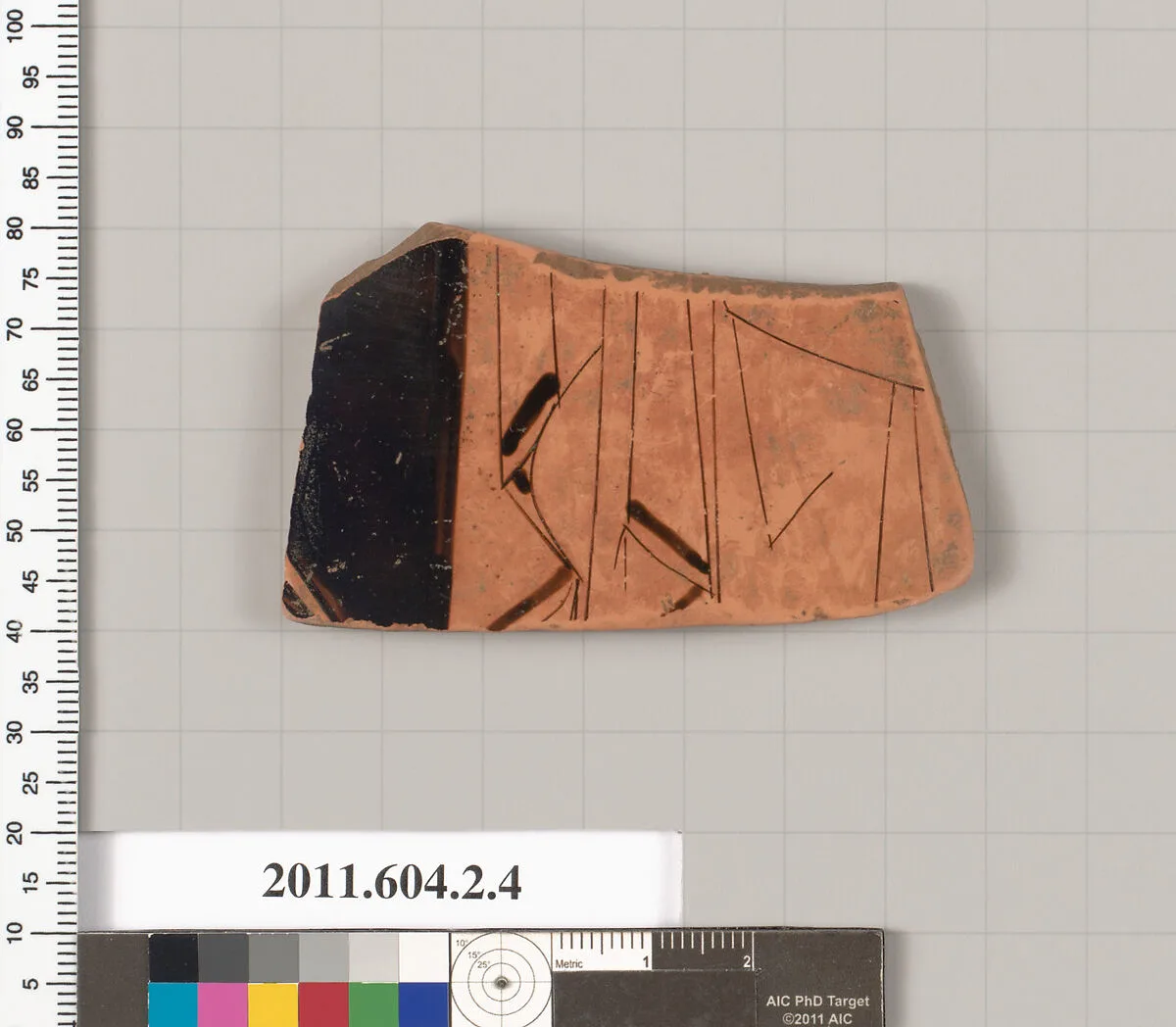Terracotta fragment of a neck-amphora (jar) — Unknown